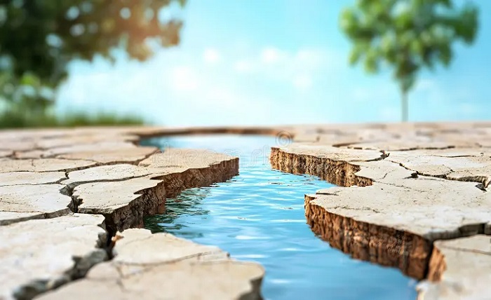 cracked stream