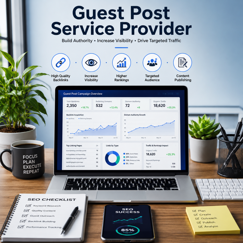 Guest Post Service Provider: Smart Backlink Building Guide