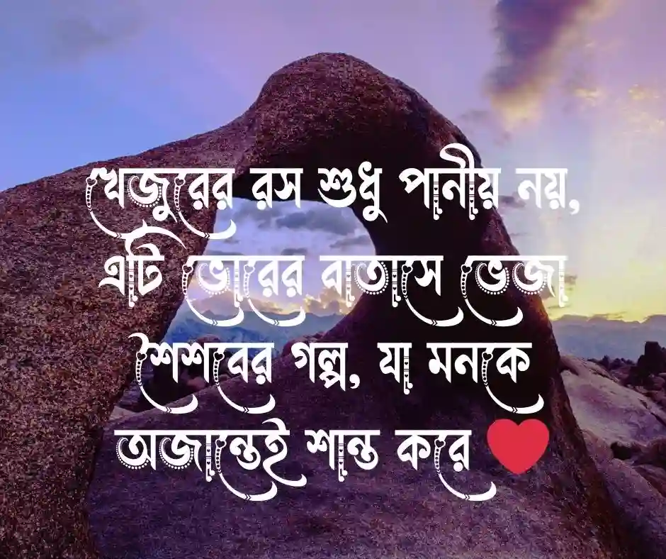 খেজুরের রস নিয়ে ক্যাপশন
