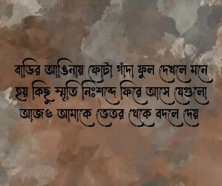 গাঁদা ফুল নিয়ে ক্যাপশন