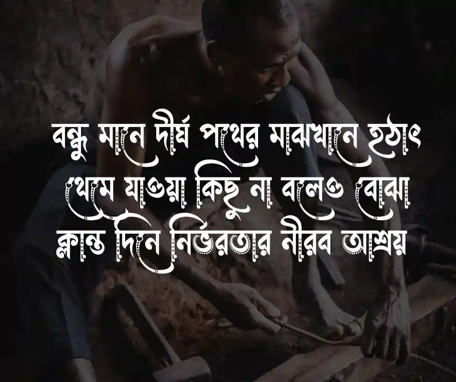 বন্ধু নিয়ে কবিতা