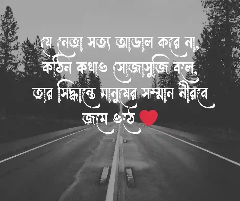 সৎ ও যোগ্য নেতা নিয়ে উক্তি