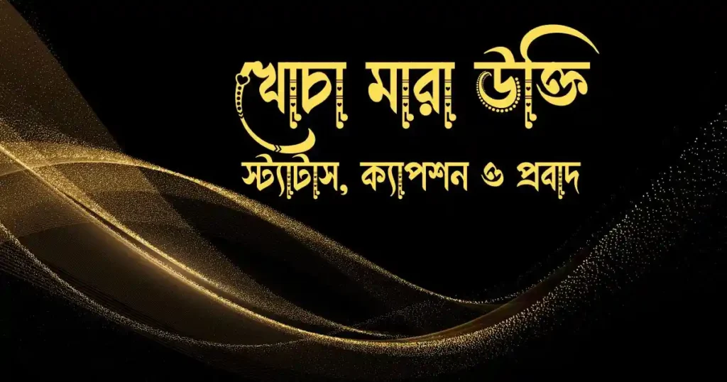 খোচা মারা উক্তি, স্ট্যাটাস, ক্যাপশন ও প্রবাদ