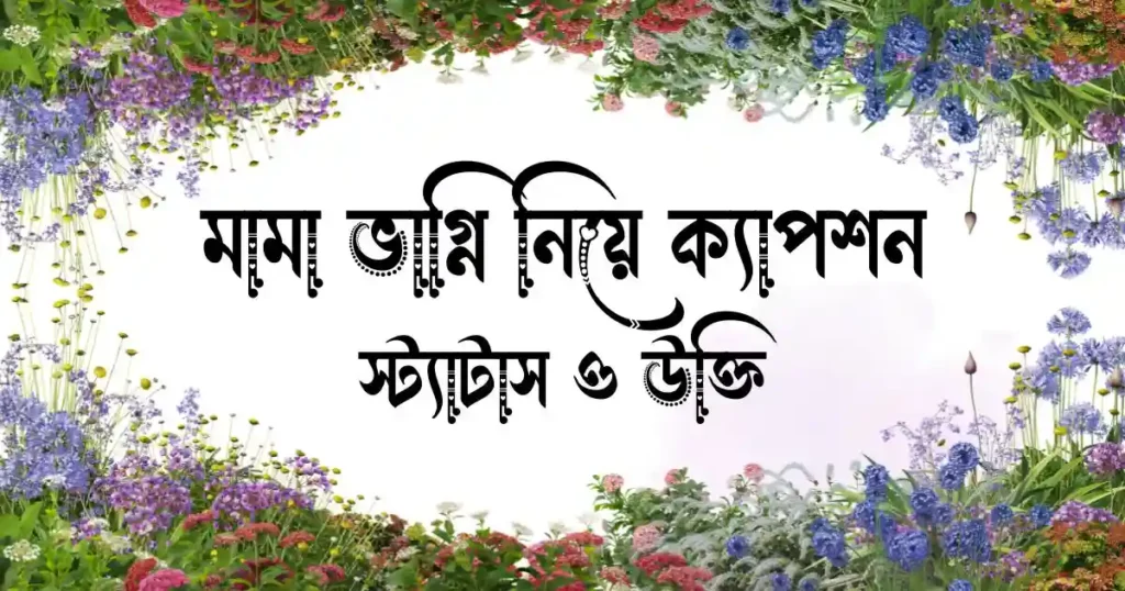 মামা ভাগ্নি নিয়ে ক্যাপশন, স্ট্যাটাস ও উক্তি