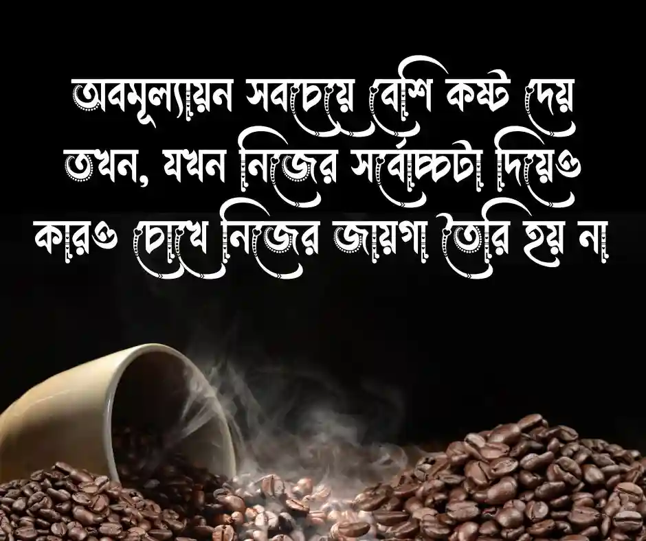 অবমূল্যায়ন নিয়ে উক্তি