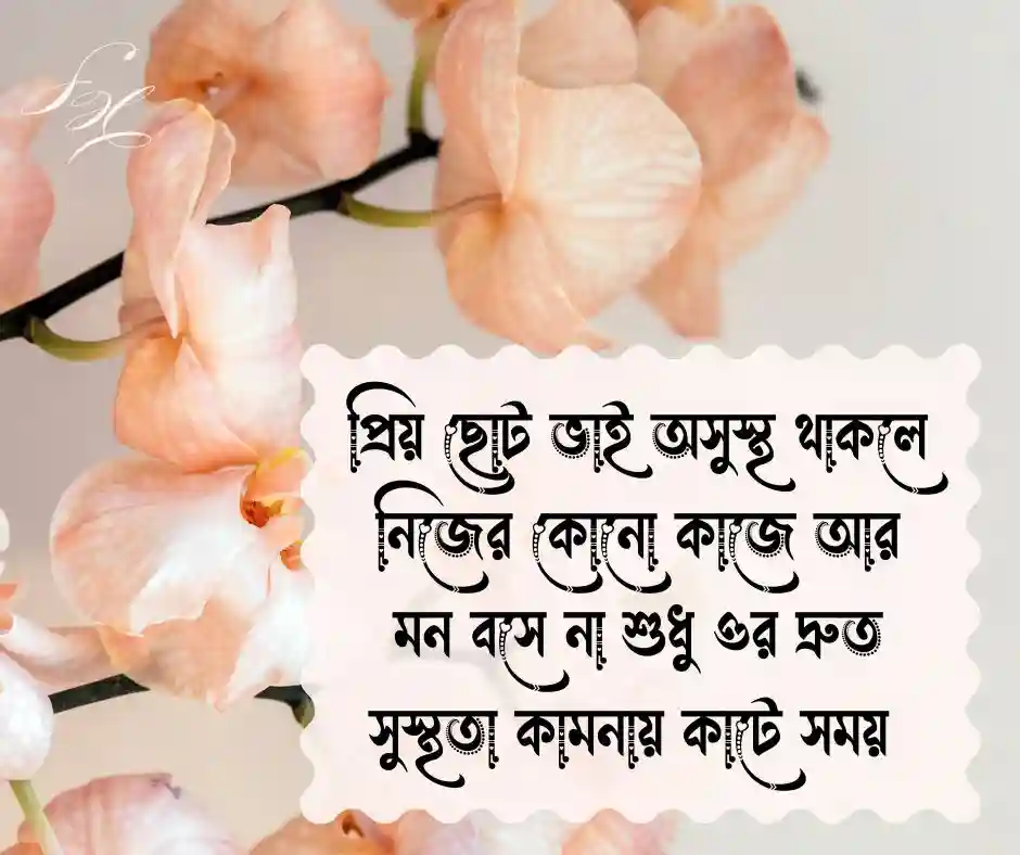 ছোট ভাই অসুস্থ নিয়ে স্ট্যাটাস