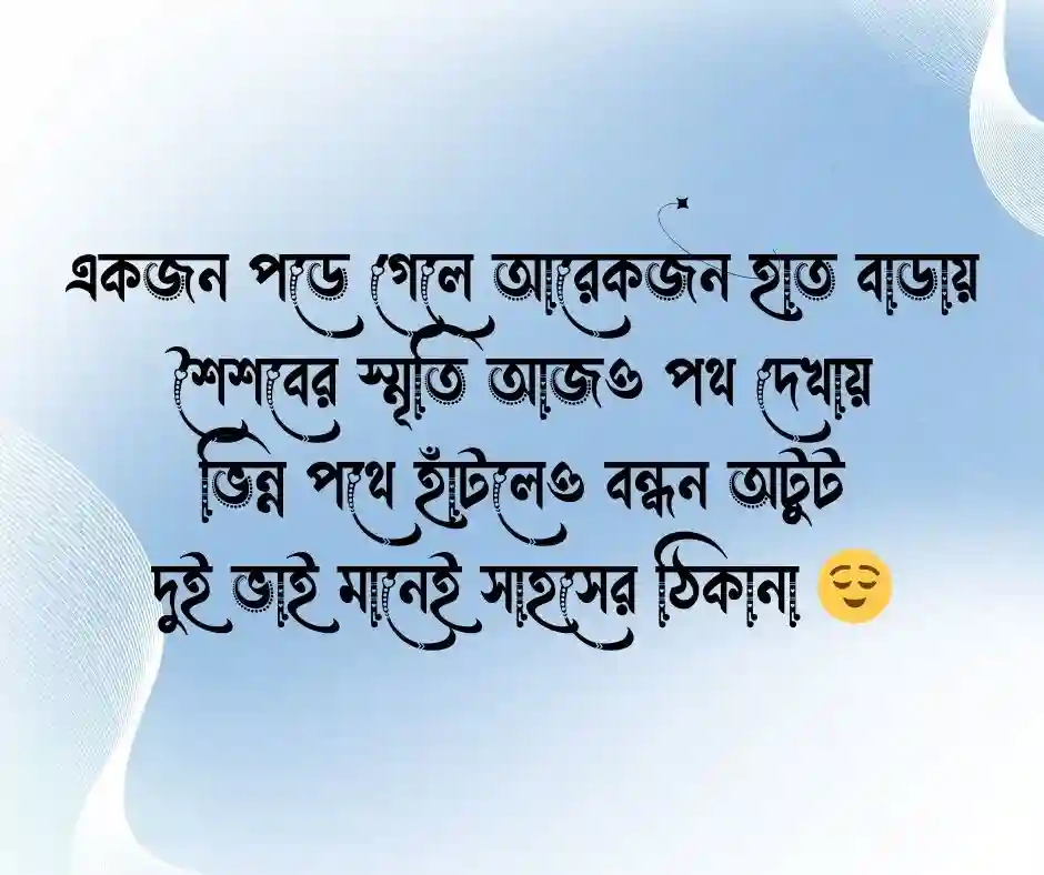 দুই ভাই নিয়ে কবিতা