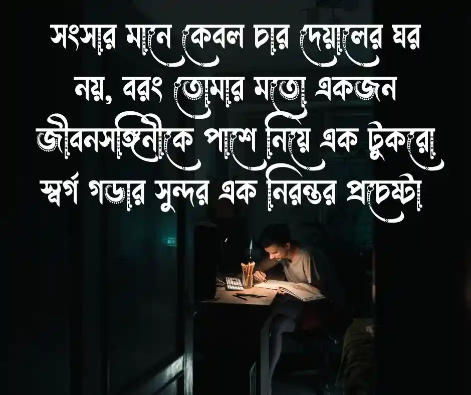 বউ নিয়ে রোমান্টিক স্ট্যাটাস