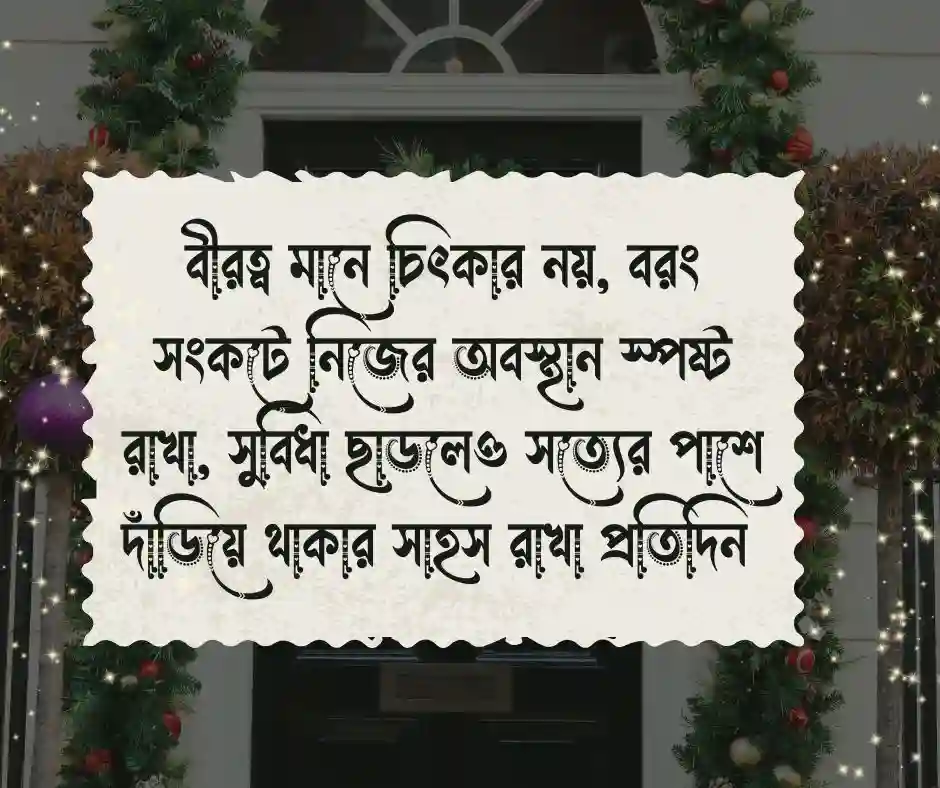 বীরত্ব নিয়ে স্ট্যাটাস