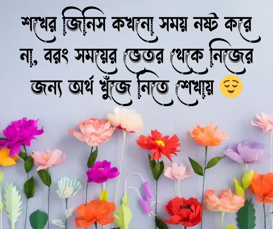 শখের জিনিস নিয়ে উক্তি