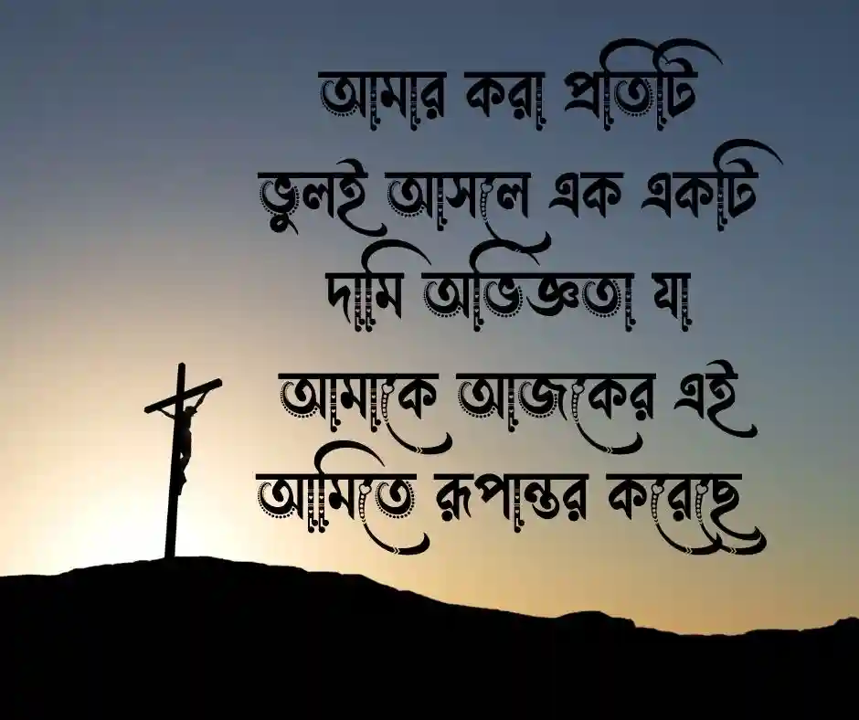 নিজের ভুল নিয়ে উক্তি