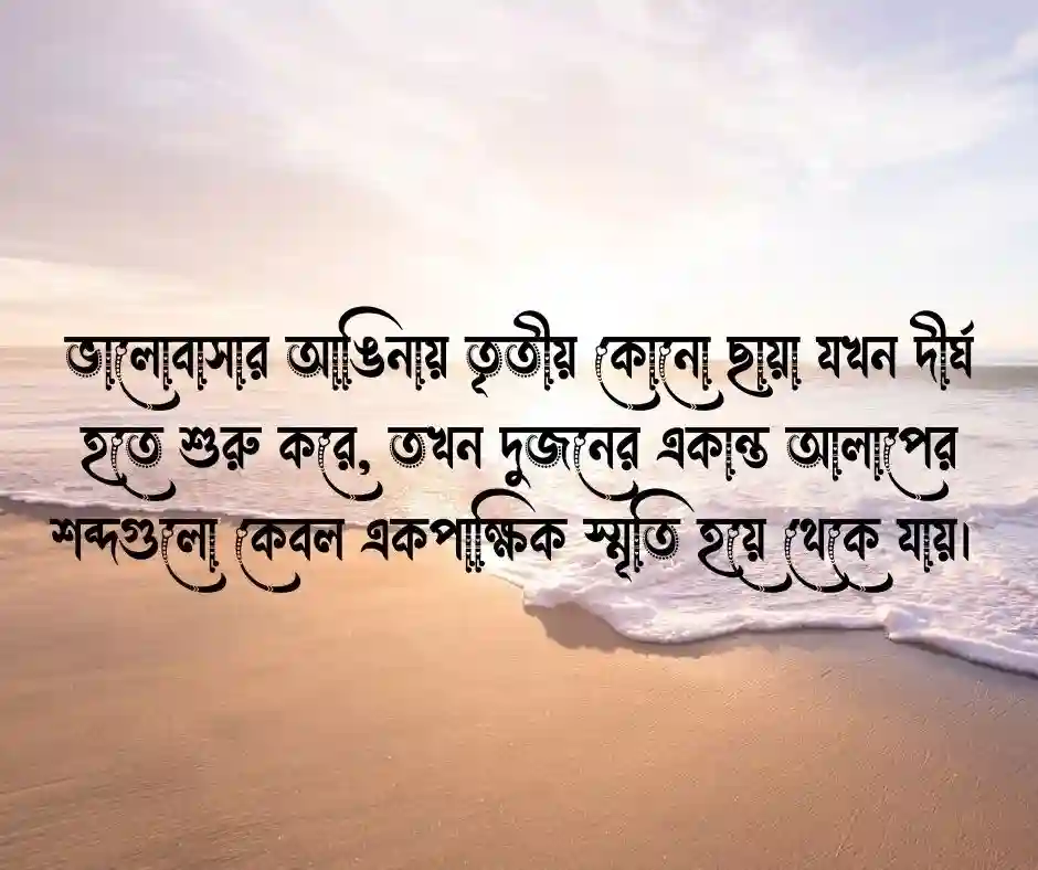 সম্পর্কে তৃতীয় ব্যক্তি নিয়ে ক্যাপশন
