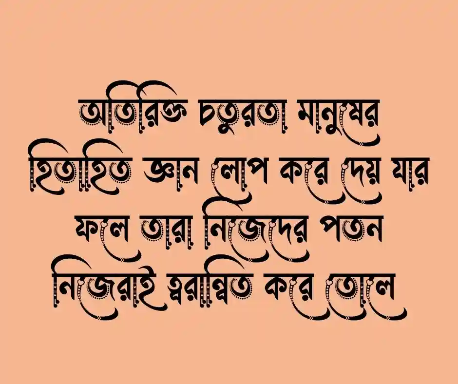 অতি চালাকের গলায় দড়ি ক্যাপশন