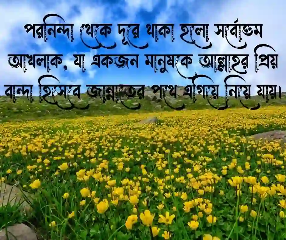 অন্যের দোষ খোঁজা নিয়ে ইসলামিক উক্তি