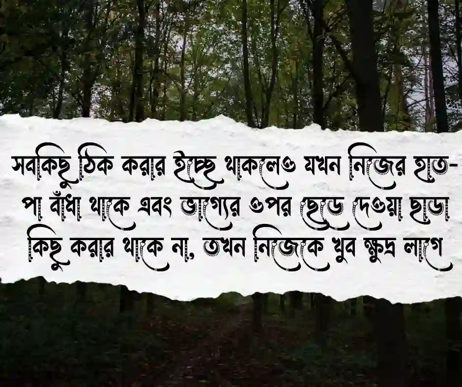 অসহায় নিয়ে উক্তি