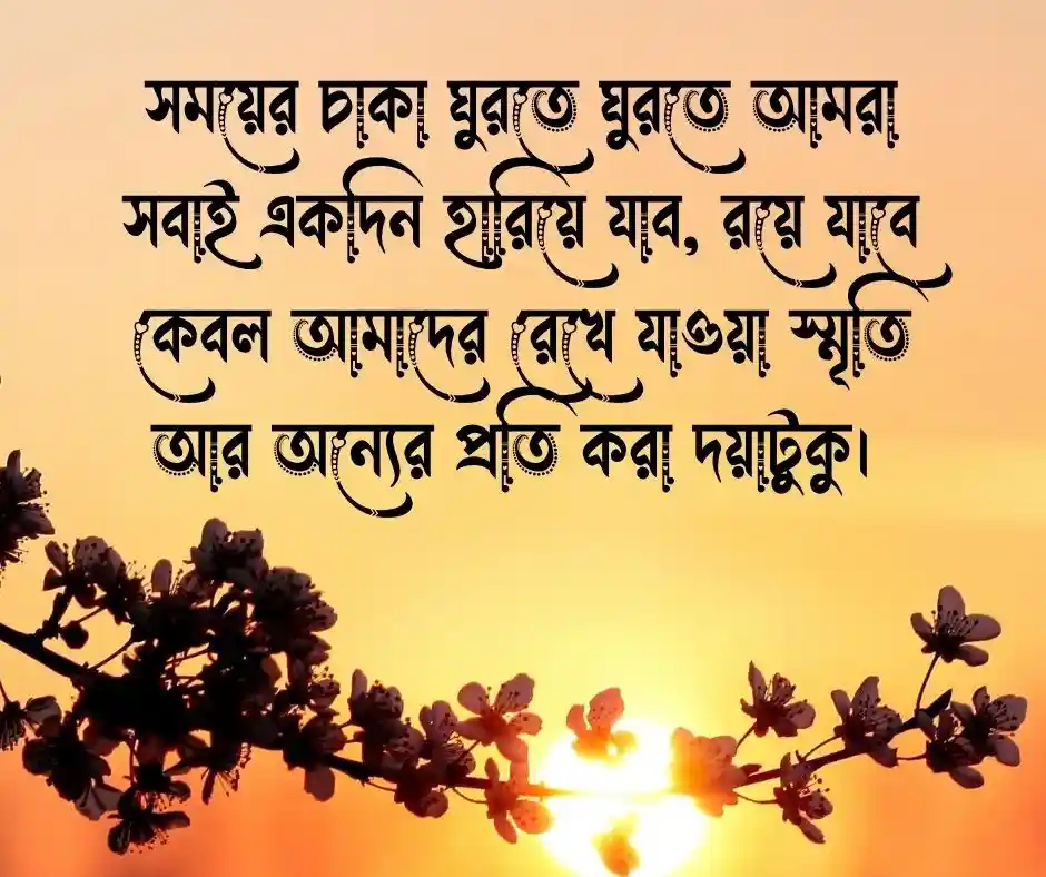 ক্ষণস্থায়ী জীবন নিয়ে উক্তি