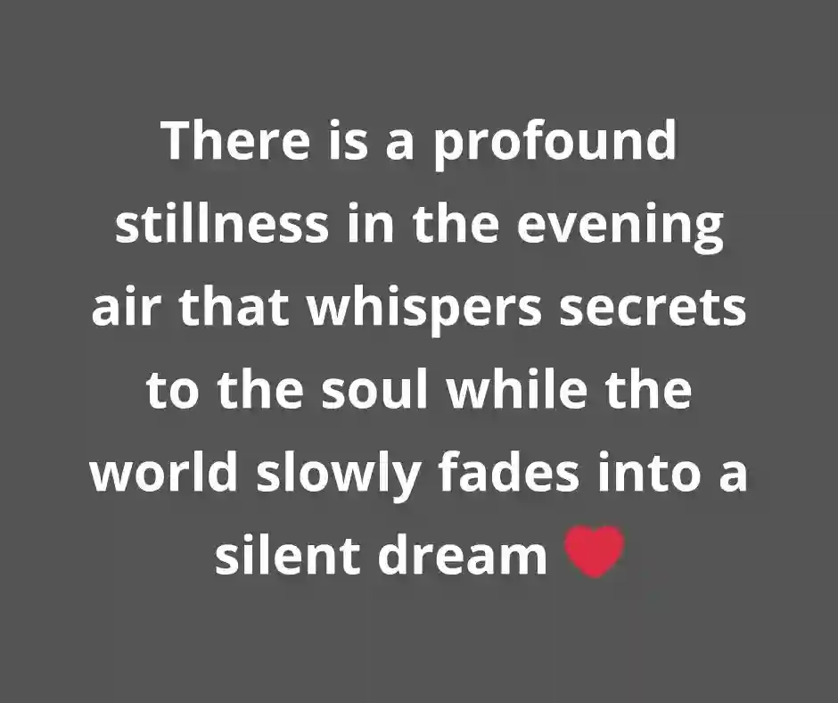 গোধূলি বিকেল নিয়ে ক্যাপশন English