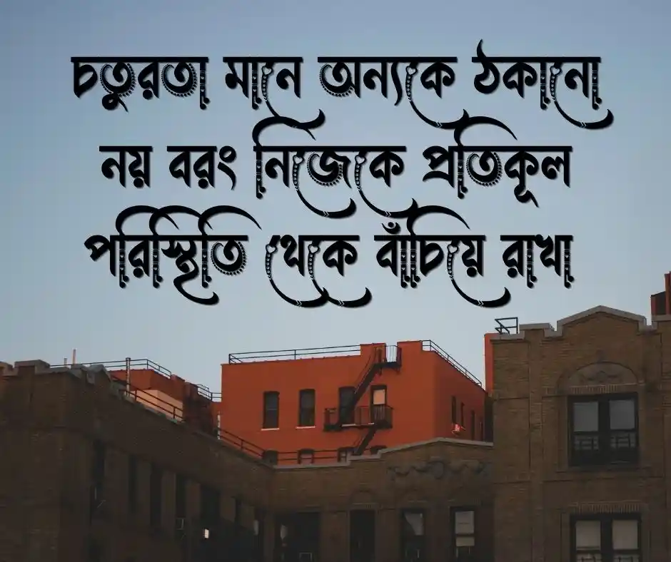 চালাকি নিয়ে উক্তি