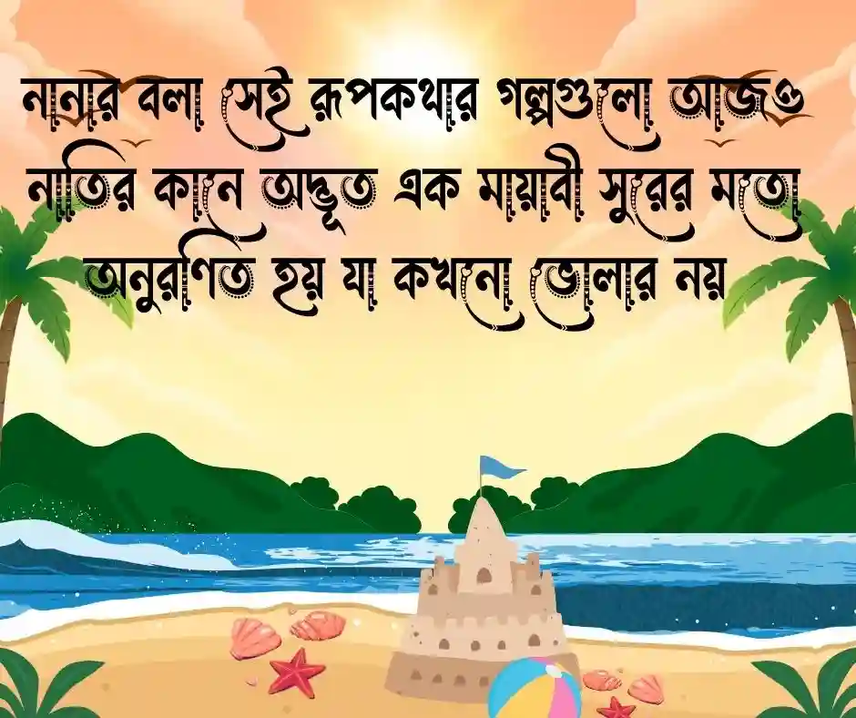 নানা নাতির ভালোবাসা নিয়ে উক্তি