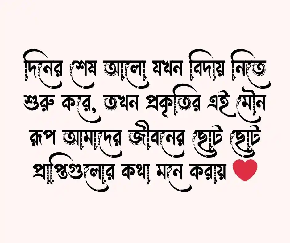 পড়ন্ত বিকেল নিয়ে ক্যাপশন