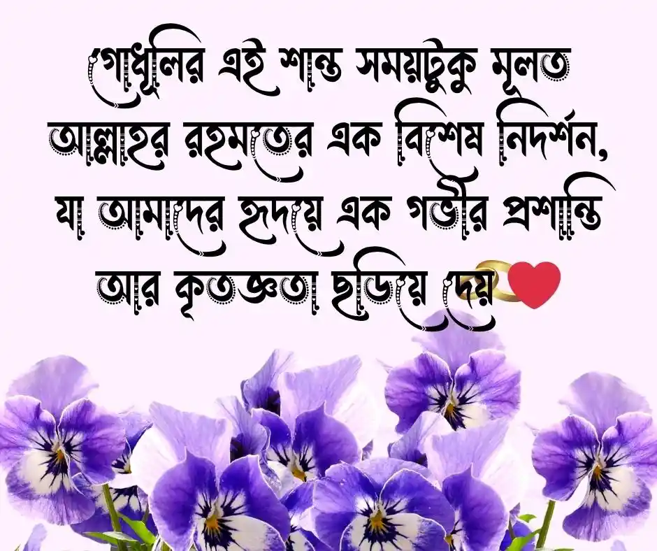 বিকেল নিয়ে ক্যাপশন ইসলামিক