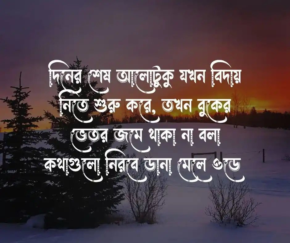 বিকেল নিয়ে স্ট্যাটাস