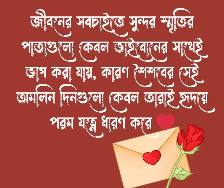 ভাই বোন নিয়ে উক্তি