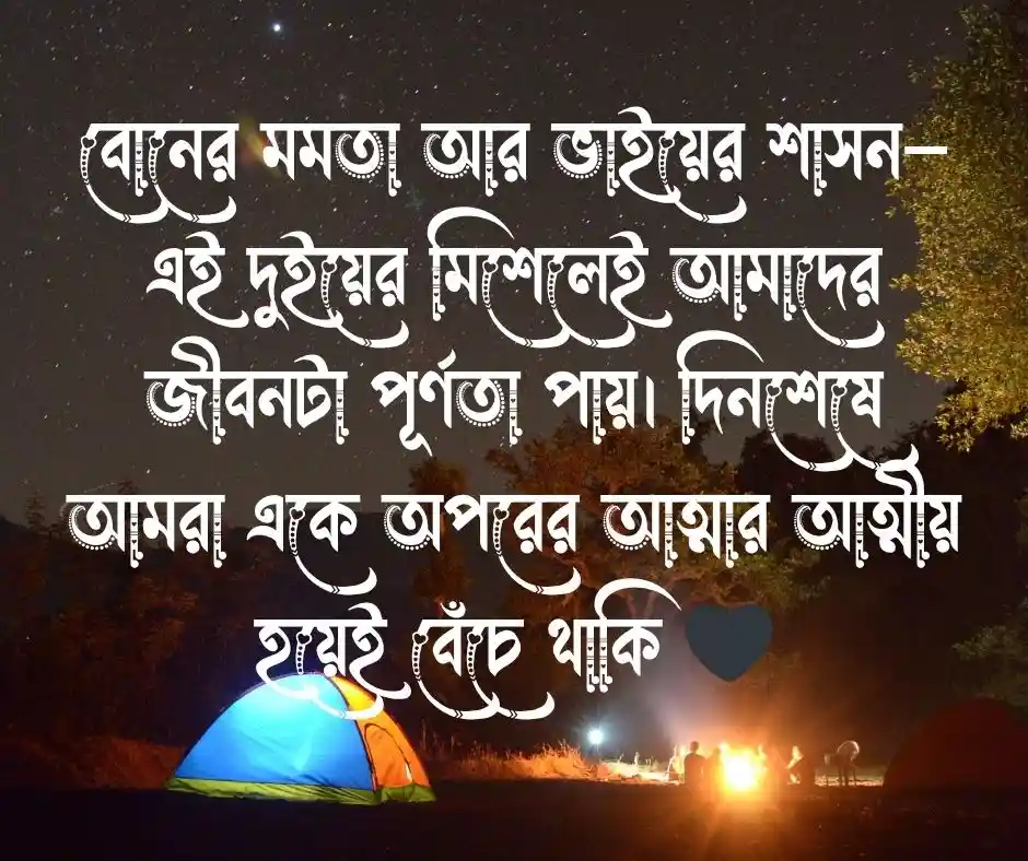 ভাই বোন নিয়ে স্ট্যাটাস বাংলা
