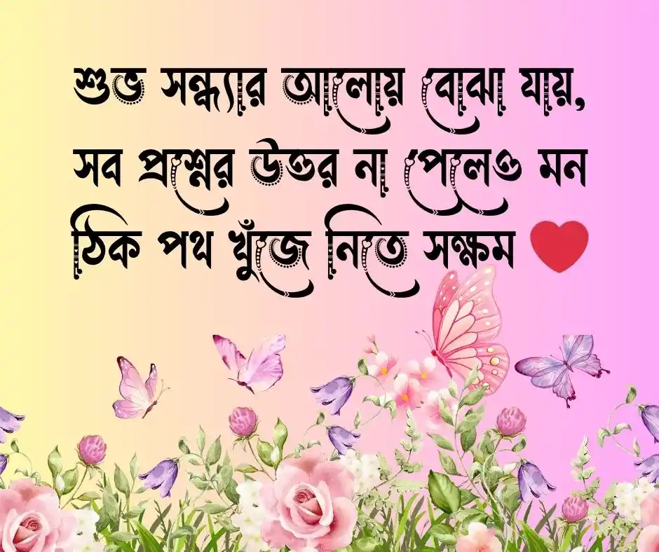 শুভ সন্ধ্যা নিয়ে উক্তি