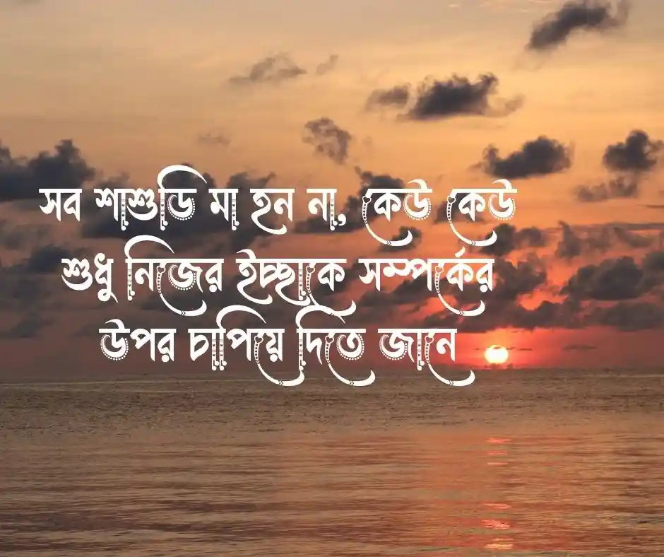 খারাপ শাশুড়ি নিয়ে উক্তি