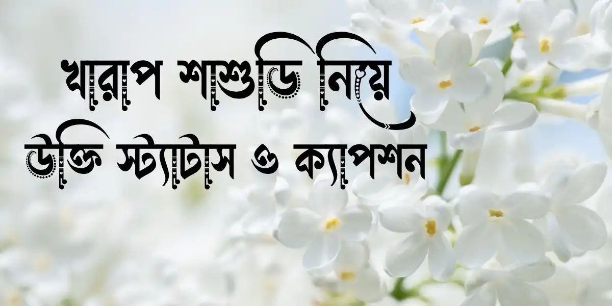 খারাপ শাশুড়ি নিয়ে উক্তি, স্ট্যাটাস ও ক্যাপশন