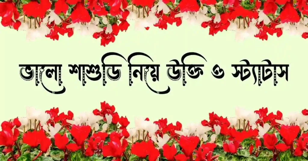 ভালো শাশুড়ি নিয়ে উক্তি ও স্ট্যাটাস